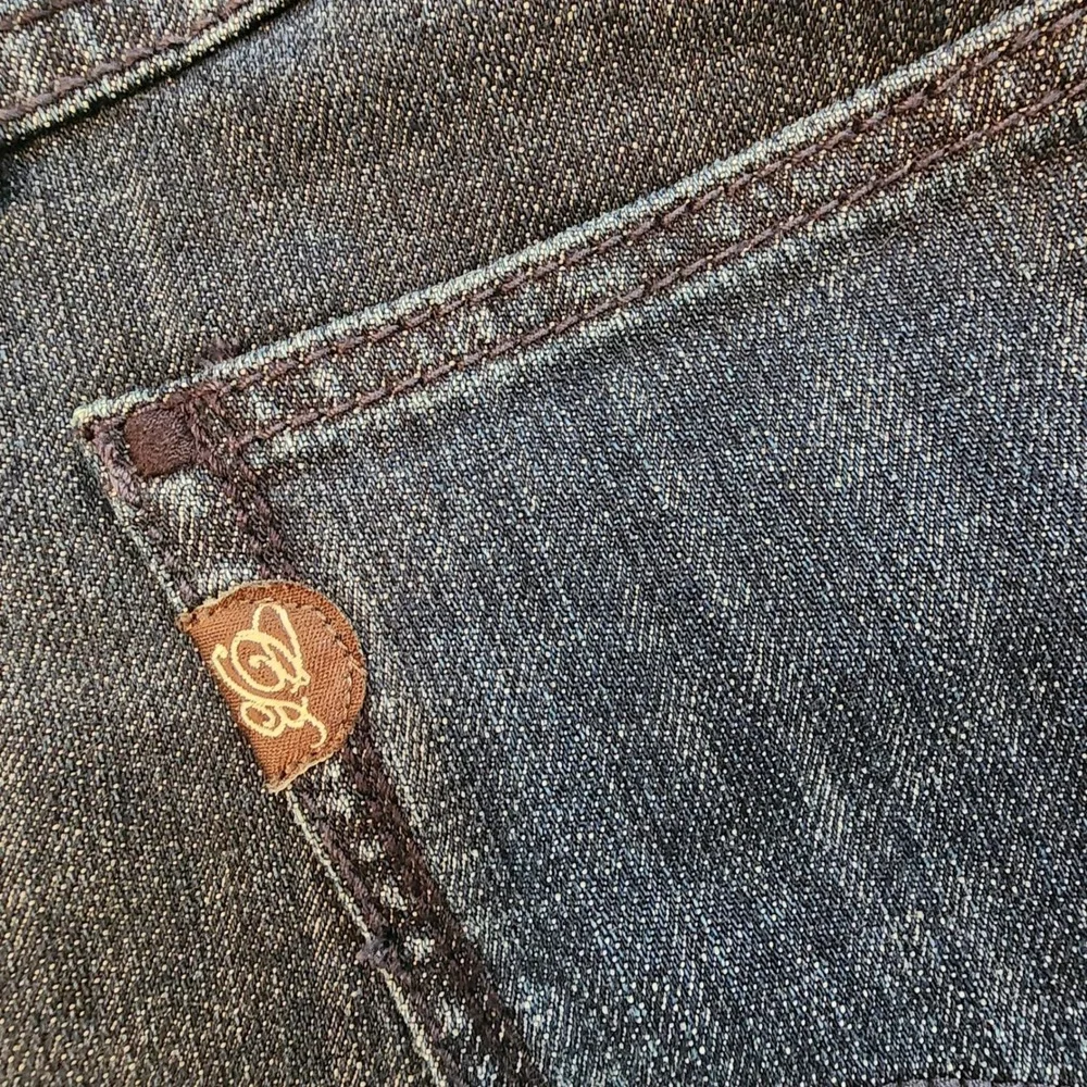Christopher Blue Womens Dark Wash Straight Leg Jeans Size 8/29